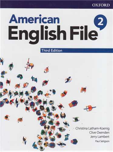 American English File 2:student book+work+cd گلاسه